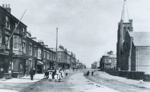 North with the Wesleyan Chapel about 1910 from Jack Whittaker