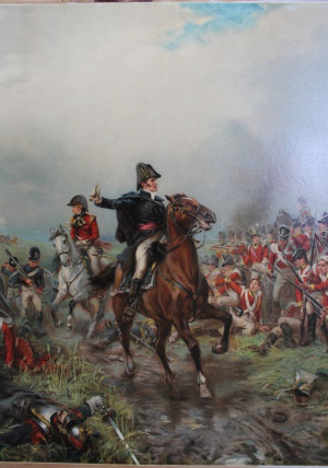 Download The Duke of Wellington at Waterloo] chromolitho with some ...