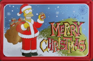 Homer Simpson Merry...