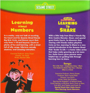 123 sesame street learning about numbers learning to share