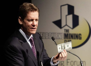 Mining magnate Robert Friedland reassures the Melbourne Mining Club at ...