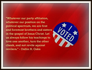 Great quote from Dallin H. Oaks! #elections #vote
