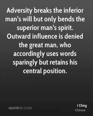 ... who accordingly uses words sparingly but retains his central position