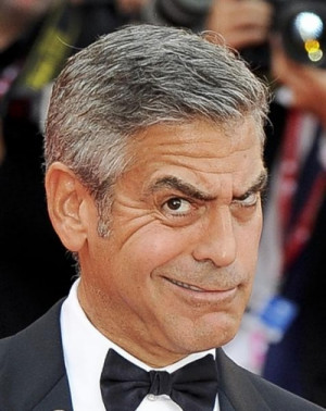 George Clooney’s face seems to be an answer for the question, “How ...
