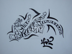 Pin Japanese Tiger Tattoo Inside Of Arm Gangster Quotes Out Picture