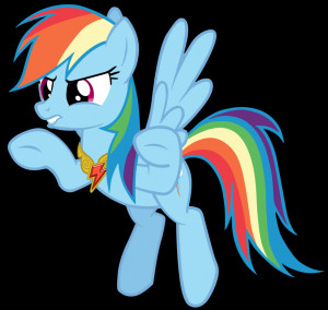 Rainbow Dash Quotation Marks Vector by Camsy34
