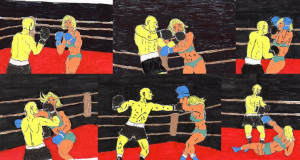 Mixed Boxing Wang Ho Vs Marianne Dubois Episode 02 by andypedro