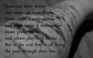 death sad self harm cut cutting wrists suizid ritzen Narben