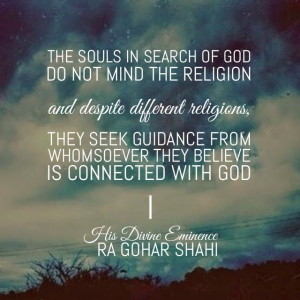 Quote of the Day: The Souls in Search of God