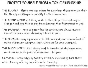 Toxic Friendships