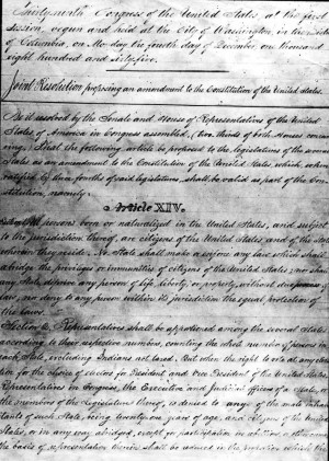 14th Amendment of U.S. Constitution Takes Effect Featured