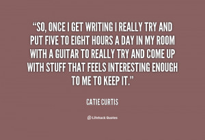 Catie Curtis Quotes