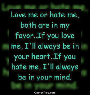always anonymous hate hate me heart love love me mind