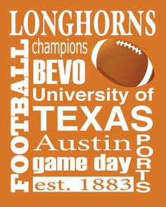 ... football longhorns fans longhorns football art signs texas longhorns