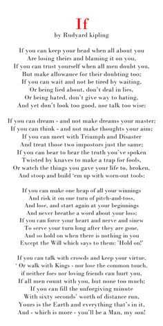 ... jungle book. A Go to pocket poem you should strive to remember. Love