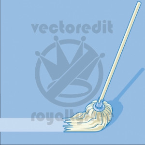 Mop Vector Illustration