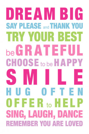 Girls Rules Girl Room Decor - Girl Nursery Art - Baby Shower Gift ...