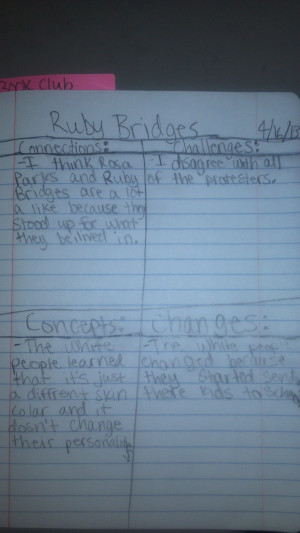 Ruby Bridges Famous Quotes The story of ruby bridges.