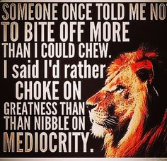 ambitious hungry to achieve greatness More