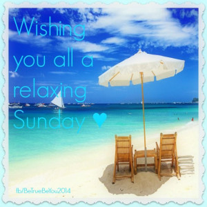 Wishing you all a relaxing Sunday ♥