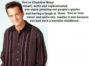 chandler reminds chandler bing quote
