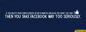 Take Facebook Seriously Timeline Cover Photo