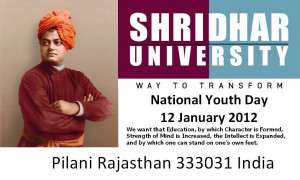 ... Pilani Rajasthan - National Youth Day 2012 Swami Vivekananda Jayanti