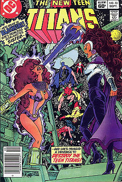 Cover of New Teen Titans (vol. 1) #23 (September 1982). Art by George ...