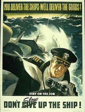 Merchant Marine WWII Poster