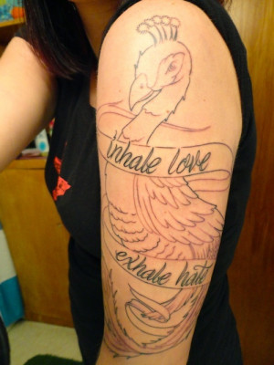 inhale love, exhale hate