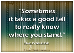 Stand Up For Yourself Quotes How fast you stand up again