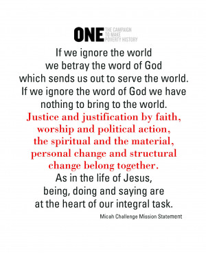 world we betray the word of God which sends us out to serve the world ...