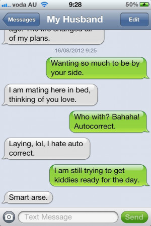 funny auto-correct texts - Thinking of You