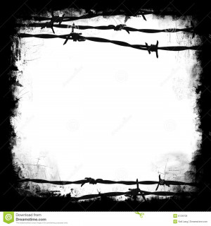 Barbed Wire Black Square