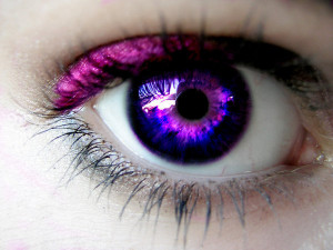 Eyes purple eyes