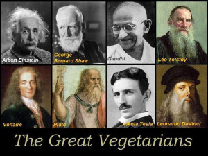 Meet the great vegetarians and know their thoughts about veg.