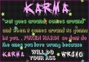 sayings about karma