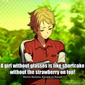 ... utw character akihito kanbara 神原 秋人 anime quote a girl without