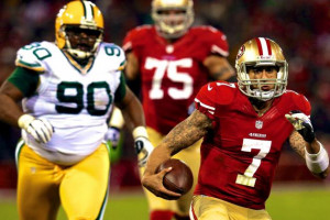 49ers' Jim Harbaugh Concerned Packers Defense Will Be Targeting Colin ...
