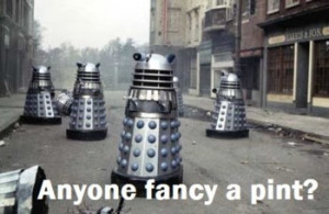 For the second day running, dear blog reader, this is no Doctor Who ...