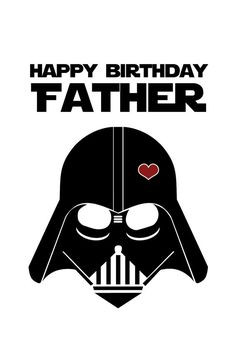 Star Wars Funny Birthday Card for Dad - DIY Printable