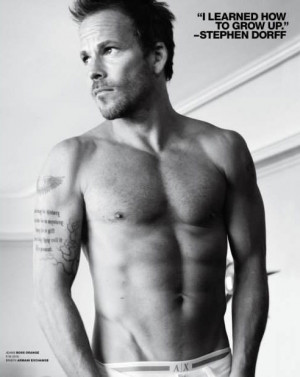 Pictures and Quotes From Stephen Dorff in V MAN