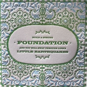 strong foundation