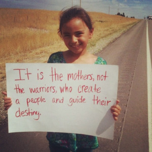 Sunny Clifford, Oglala Lakota activist for the rights of all women.