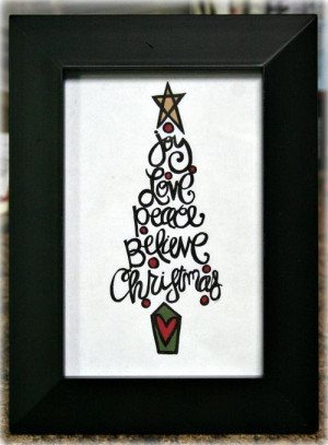 95 Joy.Love.Peace Christmas Tree