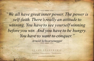 We All Have Great Inner Power. The Power Is Self Faith