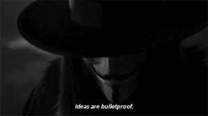 ... Black and White b&w for v q idea V For Vendetta vendetta bullet Proof