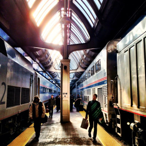 Chicago Metra Train Station