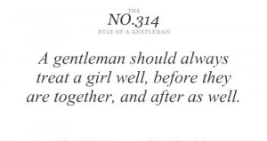 Because she`s a women and you`re a gentleman!