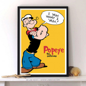 ... popeye the sailor series quotes by lab no 4 i yam what i yam popeye
